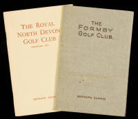 Two golf club hand books written by Bernard Darwin