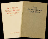 Two golf club hand books written by Bernard Darwin