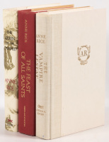 Three novels signed by Anne Rice