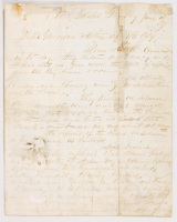 Letter from L.P. Brown to "J. Will Garrison and Others of Elk City," relaying first-hand information on the Salmon River Massacre