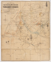 Map of the Principal Quartz and Gravel Mines in Tuolumne County, California. Taken from Government Surveys and Mining Records. By J.P. Dart, Mining Engineer. Scale - One Mile to One Inch. Sonora, August, 1879