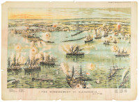 The Bombardment of Alexandria. July 11th 1882