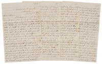 Letter from one of the first hundred Chinese students sent by his government to acquire military and scientific knowledge by study in America