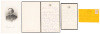 Envelope panel addressed by G.A. Custer to his wife, with 2 letters from Elizabeth Custer presenting it to the Public Library of Chicago