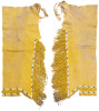 Pair of Kiowa beaded leggings - 5
