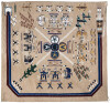Navajo Shooting Chant sandpainting tapestry