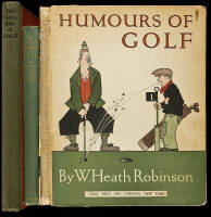 Three volumes of golf cartoons