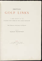 British Golf Links: A Short Account of the Leading Golf Links of the United Kingdom with Numerous Illustrations and Portraits