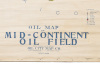 Oil Map of Mid-Continent Oil Field. Compiled, Published and For Sale by Oil City Map Co... - 2