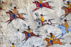 Lakota buffalo hide robe warrior painting - 7
