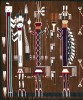 Navajo Guardian Yei Night Chant sandpainting tapestry - 2