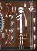 Navajo Guardian Yei Night Chant sandpainting tapestry - 3