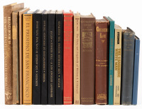 Shelf of books related to California