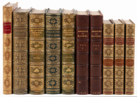 Ten Leather Bound 19th Century Books