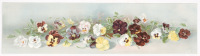 Chromolithograph floral banner