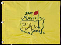 2005 Masters flag, signed by Arnold Palmer, Gary Player and Jack Nicklaus