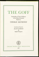 The Goff: Facsimiles of Three Editions of the Heroi-Comical Poem