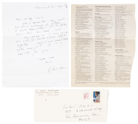 Letter from Etel Adnan to Soheyl Dahi