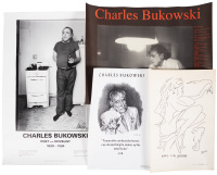 Six posters featuring Charles Bukowski