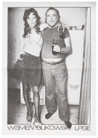 Two posters featuring Charles Bukowski