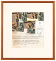 Charles Bukowski collage letter to John Thomas
