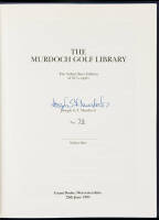 The Murdoch Golf Library. The Subscribers Edition