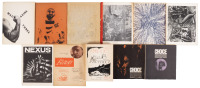 Large selection of literary journals with Charles Bukowski appearances, 1960s