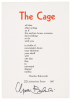 The Cage - handwritten postcard - 2