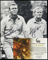 Photograph of Arnold Palmer and Jack Nicklaus - signed by both
