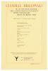 Eight Black Sparrow Press broadside announcements for works by Bukowski - 5