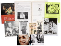 Large selection of Bukowski film and television ephemera