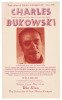 "Poet Satyr of Today's Underground." - Poster for Charles Bukowski reading at the University of New Mexico, May 15 1970