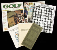 Small collection of golf collector's reference and history books