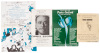 Four posters for readings featuring Charles Bukowski