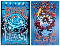 Two Grateful Dead gicl&eacute;e prints signed by Richard Biffle