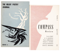 Two 1950s literary journals with Charles Bukowski appearances