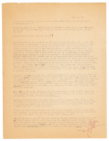 Hunter S. Thompson typescript letter, 1959