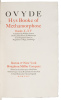 Ovyde: Hys Booke of Mathamorphose Books X-XV - 2