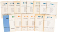 Sixteen volumes of EPOS - full run of Bukowski appearances