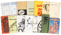 Large selection of literary journals with Charles Bukowski appearances, 1980s