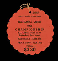 Ticket for admission to the 40th National Open Championship