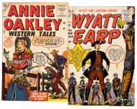 ANNIE OAKLEY No. 5 [and] WYATT EARP No. 1 * Lot of Two Comic Books