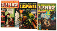 SUSPENSE Nos. 21, 26 and 29 * Lot of Three Comic Books