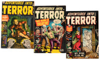ADVENTURES INTO TERROR Nos. 13, 16 and 18 * Lot of Three Comic Books