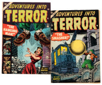 ADVENTURES INTO TERROR No. 26 and 28 * Lot of Two Comic Books