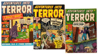 ADVENTURES INTO TERROR Nos. 3, 4 and 6 * Lot of Three Comic Books