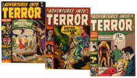 ADVENTURES INTO TERROR Nos. 7, 8 and 12 * Lot of Three Comic Books