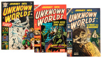 JOURNEY INTO UNKNOWN WORLDS Nos. 17, 18 and 20 * Lot of Three Comic Books