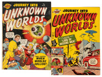 JOURNEY INTO UNKNOWN WORLDS Nos. 37 and 38 [2nd and 3rd Issues] * Lot of Two Comic Books