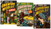 JOURNEY INTO UNKNOWN WORLDS Nos. 21, 22 and 23 * Lot of Three Comic Books